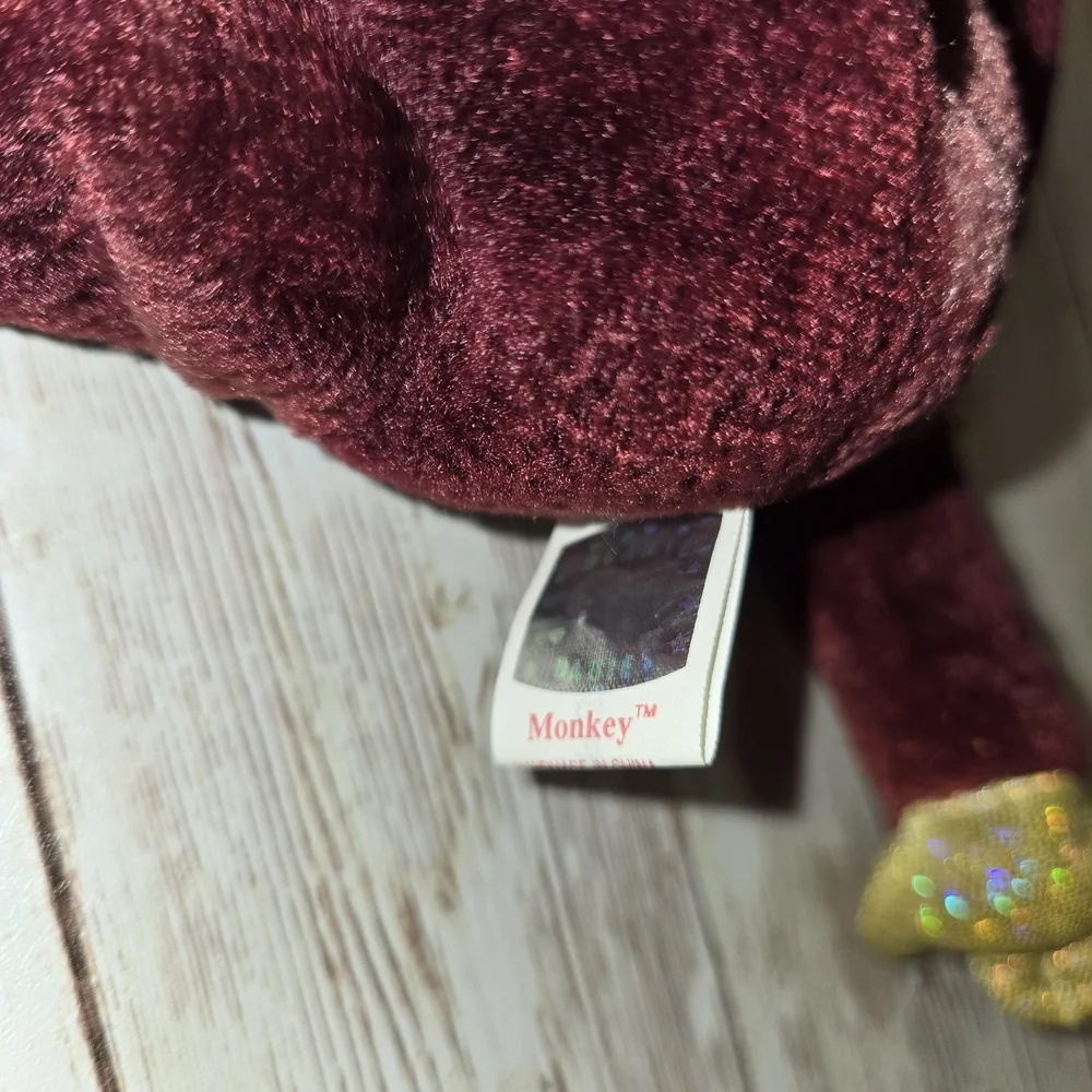 Plush Toy with Sparkly Gold Accents